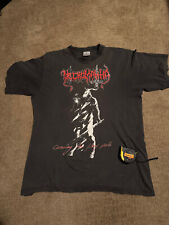 Camisa Vintage NECROMANTIA "Crossing The Firey Path" 1993, Roting Christ, Mayhem comprar usado  Enviando para Brazil