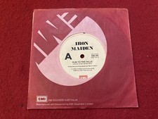 IRON MAIDEN RUN TO THE HILLS AUSTRALIAN 1982 VINYL 7" NR MINT POSS UNPLAYED comprar usado  Enviando para Brazil