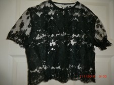 Top spitzenbolero schwarz gebraucht kaufen  Kaltenkirchen