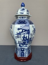Chinoiserie vase hexagon for sale  BIRMINGHAM