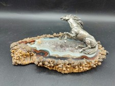 Cavallo argento scultura usato  Milano