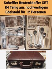 Scheffler besteckkoffer set gebraucht kaufen  Hamburg