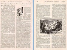 1899 GUERRA BOER ~ ARTIGOS ~ LEVANTANDO O 100º REGIMENTO ~ SALA DE ARMAS BAGUNÇA PASSADO comprar usado  Enviando para Brazil