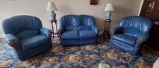 Piece italian leather for sale  CROYDON