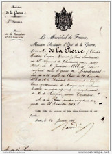 Lettre signée .RANDON, Maréchal de FRANCE au lieutenant DE LA PIERRE .1866, usado comprar usado  Enviando para Brazil