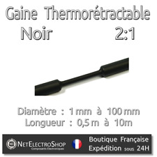 Gaine thermorétractable noir d'occasion  France