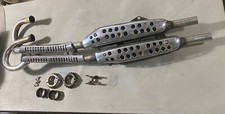 MUITO BOM SISTEMA DE EXAUSTÃO ORIGINAL CL450 HONDA SCRAMBLER CL 450 E CAPAS CROMADAS comprar usado  Enviando para Brazil