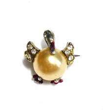 Vintage goldtone clear for sale  WORKSOP