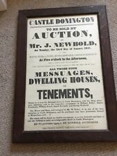 Castle donington poster. for sale  GLOSSOP