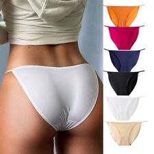 Pacote com 6 Calcinhas Femininas Sexy Sem Costura Lote Cuecas Biquínis de Cordão Curto Roupa Íntima comprar usado  Enviando para Brazil