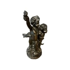 Antique bronze cherub for sale  Brooklyn