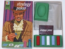 Jogo de pôquer de estratégia vintage 1967! Milton Bradley #5630 Completo na Caixa Original! comprar usado  Enviando para Brazil