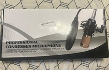 Kit de microfone condensador profissional unidirecional, usado comprar usado Kit de microfone condensador profissional unidirecional, usado comprar usado  Enviando para Brazil