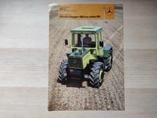 1982 Mercedes-Benz MB-trac turbo 900 Ciągnik na wszystkie koła [DE] - broszura / deplint na sprzedaż  PL