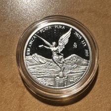 2025 1/10 Oz. Prova Libertad de prata (direto do Banco do México, ) comprar usado  Enviando para Brazil