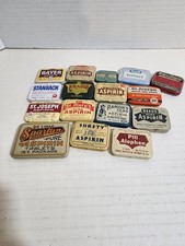 Vintage aspirin tins for sale  Salina