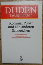 Duden komma punkt gebraucht kaufen  Deutschland