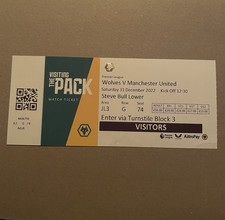 Wolves manchester united for sale  MACCLESFIELD