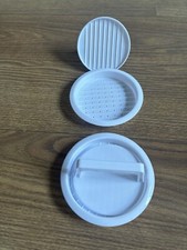 2pc white plastic for sale  HORSHAM