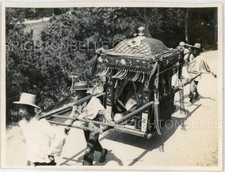 1933 CHINA WEIHAIWEI CARREGANDO CADEIRA SEDÃ FOTO ÁLBUM ORIGINAL comprar usado  Enviando para Brazil