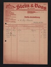 Hamburg rechnung 1937 gebraucht kaufen  Leipzig