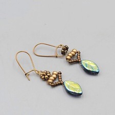 Glass leaf iridescent for sale  Denver
