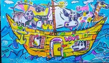 Grande peinture arche d'occasion  Meudon