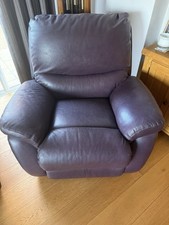 Deep purple leather for sale  KING'S LYNN
