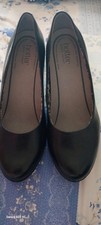 Ladies black leather for sale  BURY