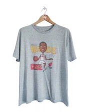 Camiseta Vintage Dwyane Wade Caricatura Anos 2000 Miami Heat Basquete NBA Tamanho XL comprar usado  Enviando para Brazil