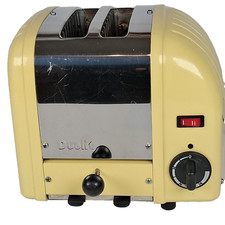 Tostadora Dualit 2 Rebanadas Ranura Amarillo Cromo Miga Bandeja A2BR/10 Retro Años 90 Inglaterra segunda mano  Embacar hacia Mexico