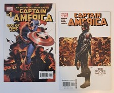 Capitão América #1 e 11 (1ª aparição, origem e capa do Soldado Invernal) 2004 comprar usado  Enviando para Brazil