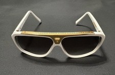Óculos de sol raro Louis Vuitton Evidence Millionaire - Branco/dourado - 100% autêntico! comprar usado  Enviando para Brazil