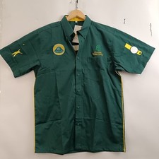 Camisa masculina Classic Team Lotus Race abotoada verde escura manga curta - Preloved  comprar usado  Enviando para Brazil