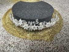 Coleção de tiara de noiva Davids strass e cristal folha de metal coroa $179 comprar usado  Enviando para Brazil