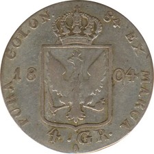 Preussen groschen 1804 gebraucht kaufen  Moers