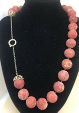 Collana perle corallo usato  Montebelluna