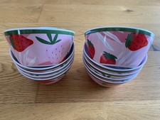 Strawberry design melamine for sale  WITHAM