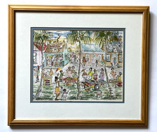 Vtg original watercolor for sale  South Lyon