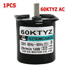Motor síncrono 1x 60KTYZ AC 220V 110V 2.5 RPM ~ 110 RPM 14W CW/CCW comprar usado  Enviando para Brazil