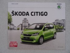 Skoda citigo brochure for sale  BOURNEMOUTH