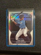 Adrian Santana 2023 1º refrator Bowman Chrome Draft Tampa Bay Rays comprar usado  Enviando para Brazil