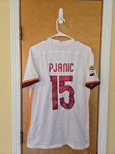 Camiseta Nike As Roma Pjanic, AUTÊNTICA Tamanho L 2015 comprar usado  Enviando para Brazil