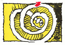 Pierre alechinsky lithograph d'occasion  Expédié en Belgium