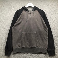 Moletom com capuz Billabong masculino manga longa média cordão bolso cinza preto comprar usado  Enviando para Brazil