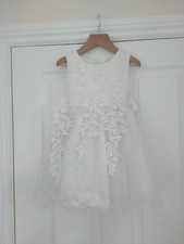 Girls white occasion for sale  BLACKPOOL