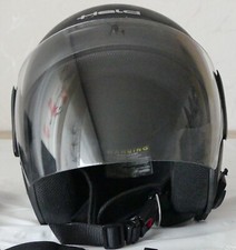 Schwarzer motorradjethelm held gebraucht kaufen  Hofheim