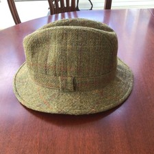 Tweed wool trilby for sale  COVENTRY