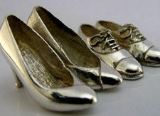 Paar sterlingsilber schuhe gebraucht kaufen  Versand nach Germany