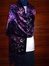 Velvet devore scarf for sale  LONDON